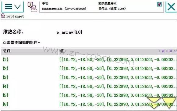 ABB機器人如何創建數組