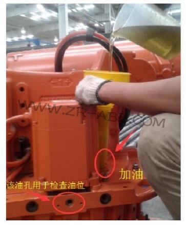 ABB機器人IRB6650S換油及保養流程指引