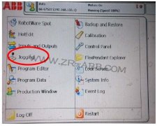 ABB機(jī)器人軸數(shù)據(jù)丟失的解決過程